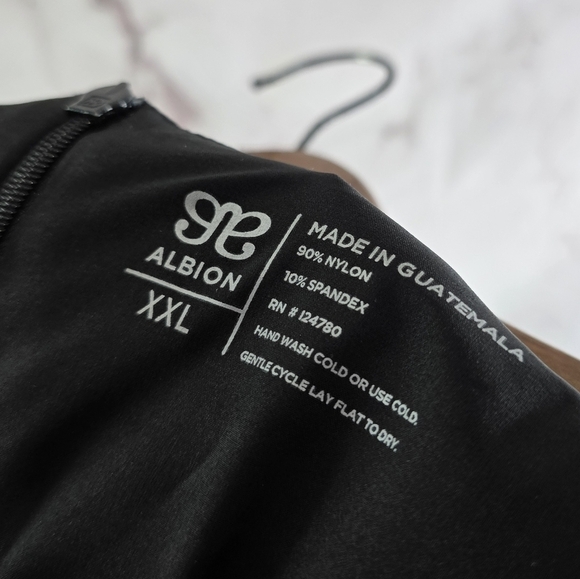 Albion Jumpsuit Women XXL 2X Black Jogger Zip Every Day Jetsetter Short Sleeve - Picture 4 of 15